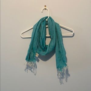 Teal rag & bone scarf